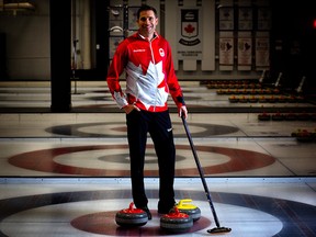 Canadian Olympic mixed doubles curler John Morris poses for a photo at the Glencoe Club in Calgary.