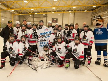 GHC 2 Black captured the Pee Wee Girls B division at Esso Minor Hockey Week.