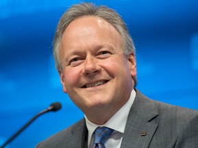 Bank of Canada governor Stephen Poloz is seen in a Nov. 28, 2017 file photo. THE CANADIAN PRESS/Justin Tang