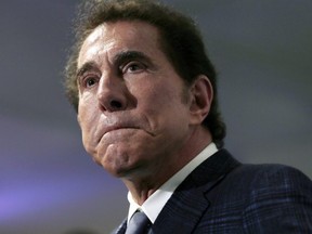 This March 15, 2016, file photo, shows casino mogul Steve Wynn at a news conference in Medford, Mass. Wynn Resorts is denying multiple allegations of sexual harassment and assault by its founder Steve Wynn.