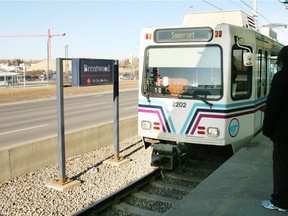 Brentwood LRT station in northwest Calgary