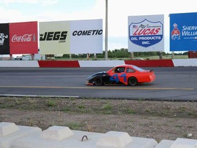 Shawn Deehan said his black and orange race-car, which features the number 41 on all sides, was stolen last Wednesday.