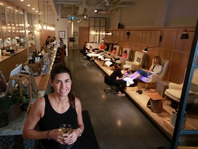 Lisa Maric who owns the Distilled Beauty Bar & Social House in Marda Loop was photographed on Wednesday February 28, 2018. Maric just learned the liquor license for her business has been revoked over a year after it was granted. Gavin Young/Postmedia