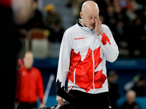Canada, skipped by Kevin Koe, beat Rasmus Stjerne of Denmark 8-3 Wednesday afternoon to clinch second place in the round-robin standings, which gives them the hammer in Thursday night’s semifinal against John Shuster of the United States.