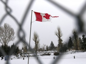The final days of the Midfield Mobile Home Park drama are finally here in Calgary as the empty park is being knocked down and completely closed Monday on Saturday February 17, 2018. Darren Makowichuk/Postmedia