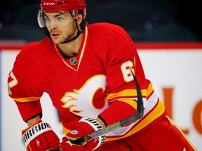 Calgary Flames forward Michael Frolik will play his 700th NHL game Thursday night. Postmedia file photo.