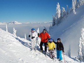 Fernie provides beautiful views -- and people -- while skiing the RCR hot-spot.