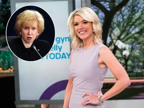 In this Sept. 21, 2017 file photo, Megyn Kelly poses on the set of her new show, "Megyn Kelly Today" at NBC Studios in New York.