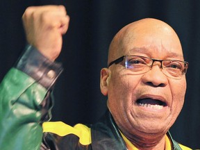 South African President Jacob Zuma is seen in a 2012 file photo. (ALEXANDER JOE/AFP/GettyImages)