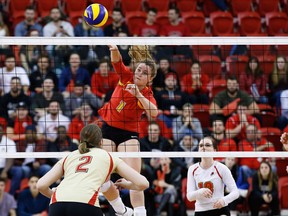 Kate Pexman was in fine form for the Calgary Dinos on Friday, March 16, at the U Sports Nationals in Quebec City.