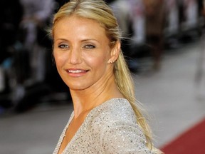 Cameron Diaz attends the UK film premiere of new movie 'Knight and Day' in London on July 22, 2010.