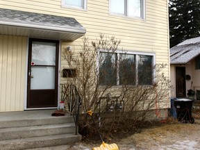 Home of couple Jennifer and Jeromie Clark who made bail Tuesday, charged with criminal negligence in the malnutrition-related death of their infant son in in Calgary, Alta. on Wednesday December 17 2014. Darren Makowichuk/