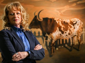 MD of Foothills No. 31 Deputy Reeve, Delilah Miller, poses for a photo in Okotoks, Alberta Friday, March 2, 2018. Al Charest/Postmedia