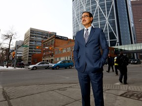 Amarjeet Sohi, Minister of Infrastructure and Communities speaks on the federal budget and its implications for Calgary and Alberta on Thursday March 1, 2018.