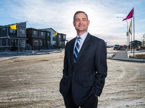 Craig Dickie, Walton Development and Management in Cornerstone NE Calgary. Photo by Don Molyneaux/The Herald.