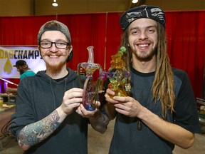 at the cannabis and hemp expo held at the BMO Centre in downtown Calgary on Saturday, April 7, 2018. Jim Wells/Postmedia