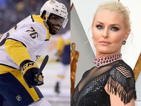 P.K. Subban and Lindsey Vonn