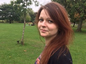 This is a file image of the daughter of former Russian spy Sergei Skripal, Yulia Skripal taken from Yulia Skipal's Facebook account on Tuesday March 6, 2018. (Yulia Skripal/Facebook via AP, File)