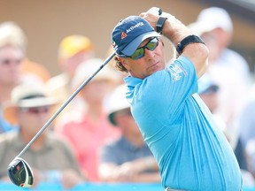 PGA Golfer Scott McCarron during the second round of the 2017 Shaw Charity Classic at Canyon Meadows Golf Club on Saturday, September 2, 2017. Al Charest/Postmedia