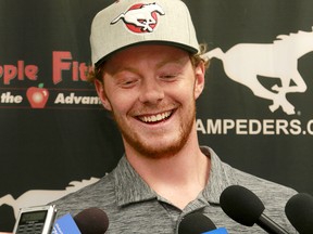 Calgary Stampeders backup quarterback Andrew Buckley announces his retirement on May 7, 2018. Buckley is returning to the University of Calgary to train as a doctor.