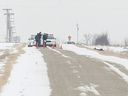 Allan Berdahl's body was found here on the morning of March 16, 2007, in a snowy ditch by Range Road 282, north of Hwy. 581 east of Carstairs.