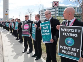 WestJet unionized last year and the airline and its pilots have been in contract negotiations since September.
