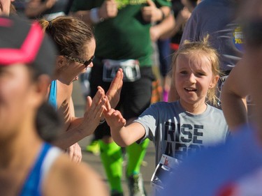 About 6000 runners, walkers and riders took part in the annual Sport Chek Mother's Day run at Chinook Centre on Sunday May 13, 2018. The event is a fundraiser for the neonatal intensive care units in Calgary.
