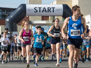 About 6000 runners, walkers and riders took part in the annual Sport Chek Mother's Day run at Chinook Centre on Sunday May 13, 2018. The event is a fundraiser for the neonatal intensive care units in Calgary.