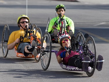 About 6000 runners, walkers and riders took part in the annual Sport Chek Mother's Day run at Chinook Centre on Sunday May 13, 2018. The event is a fundraiser for the neonatal intensive care units in Calgary.