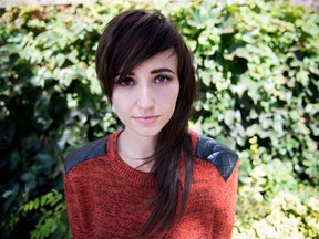 Singer Lights poses for a portrait in Toronto on Friday, Sept. 19, 2014.