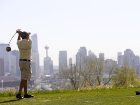 The Shaganappi Golf Course in Calgary might be on par but the Canadian Taxpayers Federation wants the city to sell off its municipal golf courses after a Freedom of Information request by the group showed the six courses lost a combined $2 million between 2015 and 2017 on Monday May 14, 2018. Darren Makowichuk/Postmedia