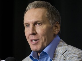 Philadelphia 76ers President Of Basketball Operations Bryan Colangelo speaking during a news conference in Philadelphia on June 24, 2016. (AP Photo/Matt Rourke)