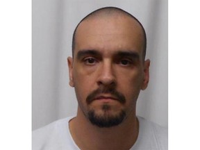 Derek Faria, 36, has a Canada-wide warrant for parole violations and is believed to be in the Calgary area. Photo courtesy of the Calgary Police Service.