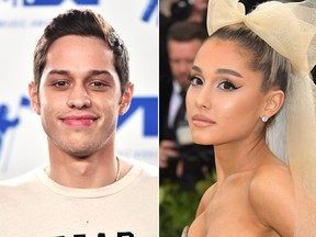 Pete Davidson and Ariana Grande are reportedly engaged. (Getty Images)