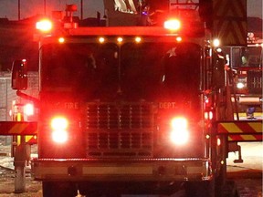 Calgary fire crews responded to a blaze in Ogden on Sunday night.