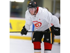 Mark Jankowski skates at the Calgary Flames development camp held at Winsport in Calgary on Friday, July 6, 2018. Jim Wells/Postmedia