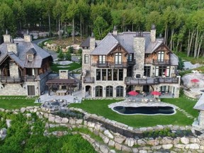 Former NHL superstar Mario Lemieux's chalet in Mont-Tremblant, Que. is shown in a handout photo.