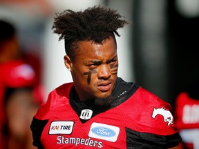 Calgary Stampeders Patrick Levels during CFL pre-season football in Calgary on Friday, June 1, 2018. Al Charest/Postmedia