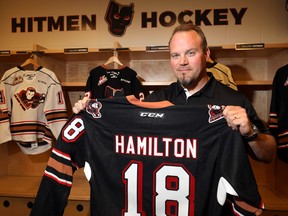 The Calgary Hitmen Hockey Club introduced Steve Hamilton as their 10th head coach in franchise history at the Scotiabank Saddledome in Calgary on Tuesday July 17, 2018. Darren Makowichuk/Postmedia