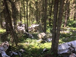 On Nov. 22, 1953, three men on a mercy flight — pilot Gordon MacDonald, Dr. Donald Wilson and patient Lloyd Williams — died en route from Grande Prairie to Edmonton. A memorial was erected at the crash site and their ashes were spread over the wreckage. But in July 2018, family members learned that the wreckage had disappeared.