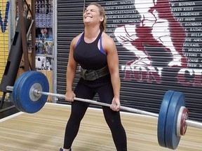 Natalya Neidhart training at the Hard Nocks South gym. (Submitted Photo)