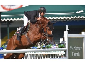 McNerney Family U25 Winning Round. Juan Jose Zendejas (MEX) during the Spruce Meadows North American. Photo courtesy of Spruce Meadows/Mike Sturk