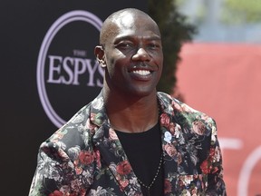 In this July 13, 2016 file photo, former NFL player Terrell Owens arrives at the ESPY Awards at the Microsoft Theater in Los Angeles.