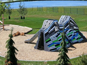 A new natural playground within Ralph Klein Park is set to open this coming weekend. The park was photographed on Thursday July 19, 2018. Gavin Young/Postmedia