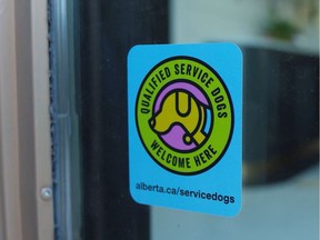 n Alberta, people with disabilities have the right to bring their qualified service dogs into any public place. Refusing public access to people with a qualified service dog can nab you a $3,000 fine.