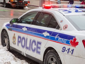 Ottawa police cruiser. (Wayne Cuddington/ Postmedia)