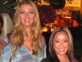 Tammy Ingram, left, with Marlene Fitzgerald in Las Vegas, Nevada in 2007. Fitzgerald recently pleaded guilty in Las Vegas to scamming Ingram and others out of thousands of dollars in fraudulent real estate investment.
