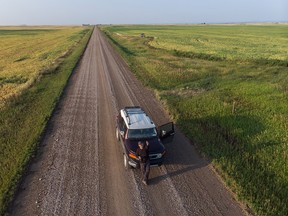 Eleven and a half years after driving it off the lot, my FJ Cruiser and I hit 700,000 km between Barons and Granum on Thursday September 14, 2017. Mike Drew/Postmedia