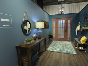 Behr Paint announces the 2019 Color of the Year, Blueprint S470-5, an invigorating, mid-tone blue poised to permeate the home and dÈcor industry, Wednesday, Aug. 22, 2018 in New York. (Diane Bondareff/AP Images for Behr Paint)