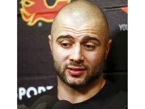 Calgary Flames captain Mark Giordano. Darren Makowichuk/Postmedia